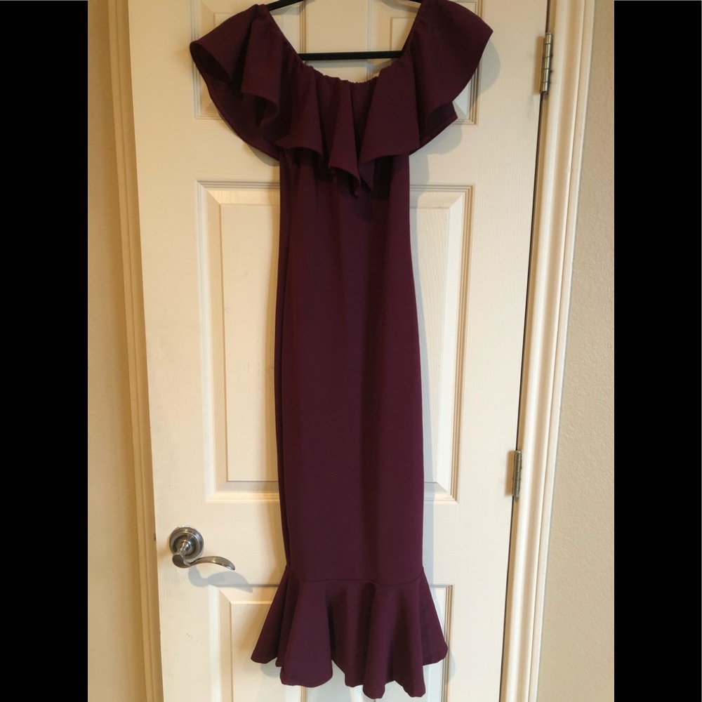 Havana Ruffle Midi dress